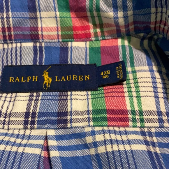 Ralph Lauren checkered shirt. - Picture 1 of 5